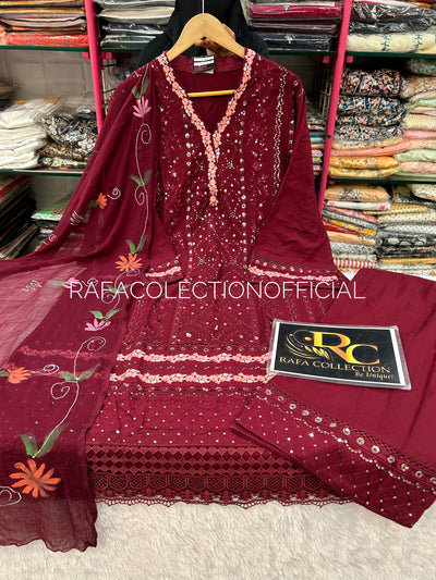 Embroided karachi suit 004