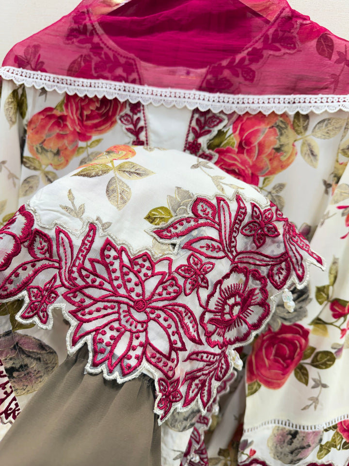 Pakistani cutwork suits