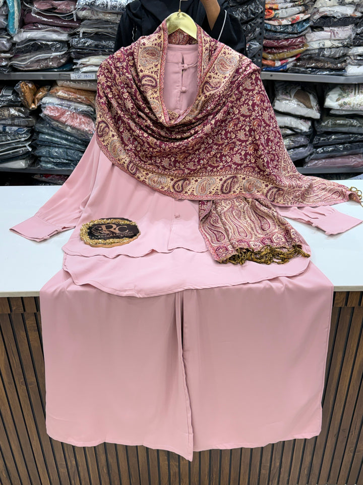 pashmina shawl co-ord sets 3137