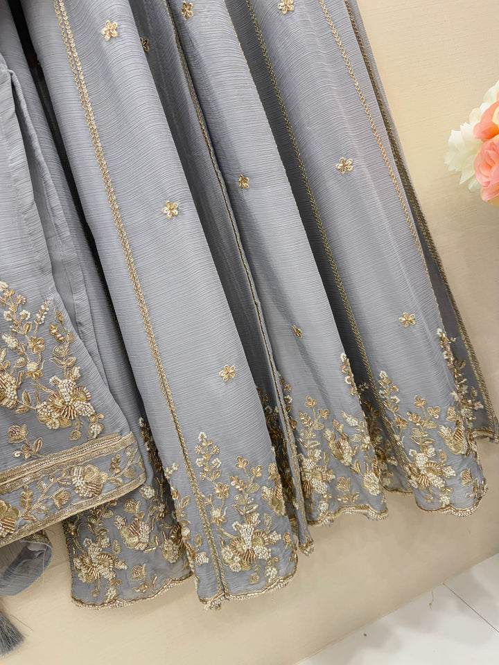 Handwork plazzo suits