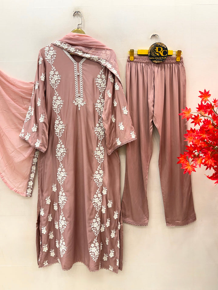 Lucknawi Long kaftan Suits