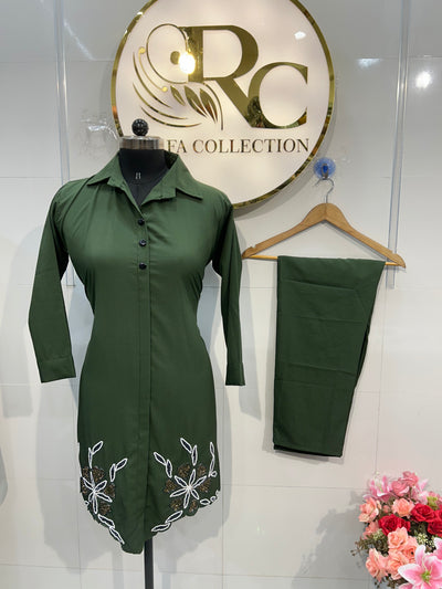 Crinkle Co-Ord Set 1171