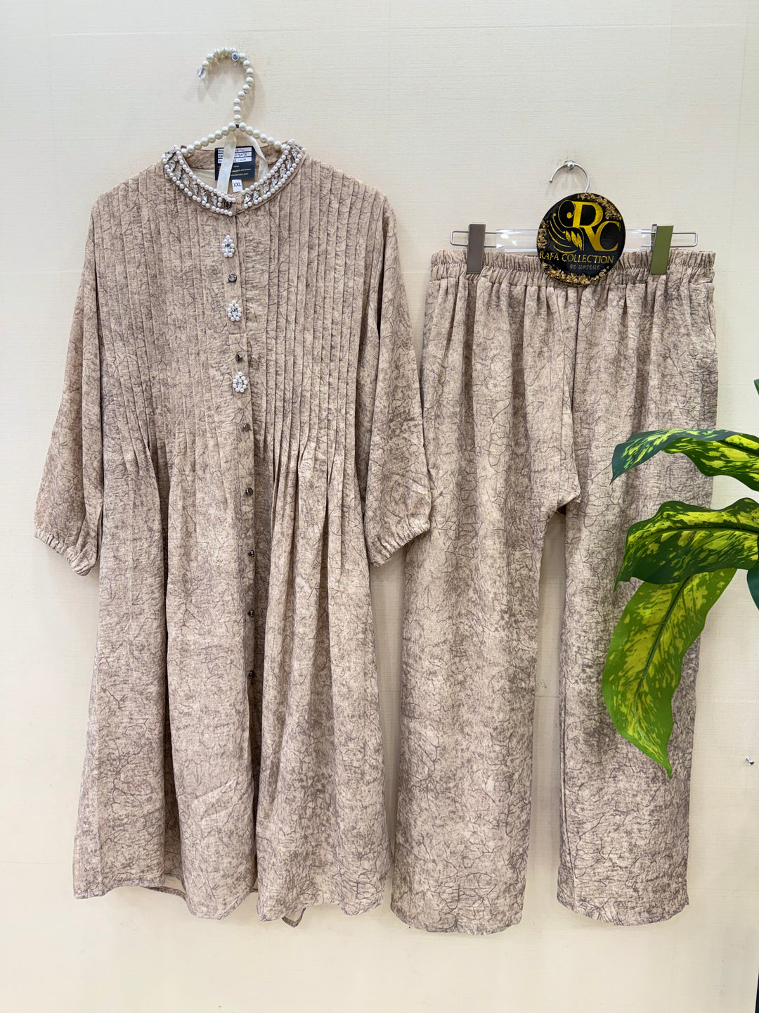 Imported crinkle Co-ord sets 3016