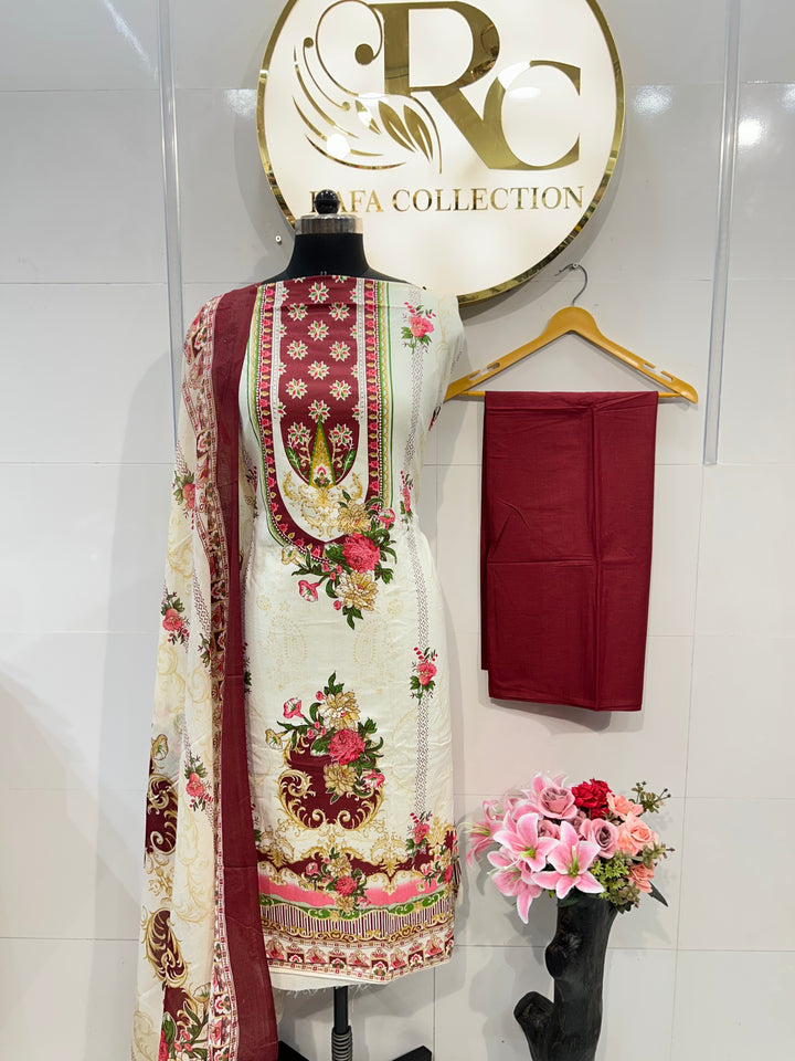 Cotton unstitch suits 2326