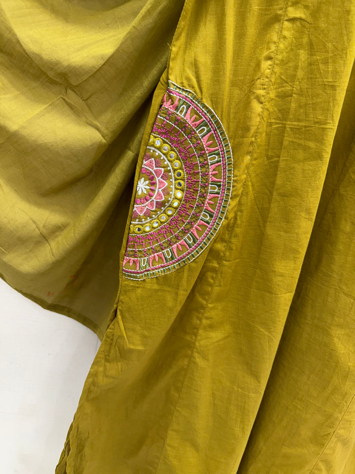 Cotton embroidered suits