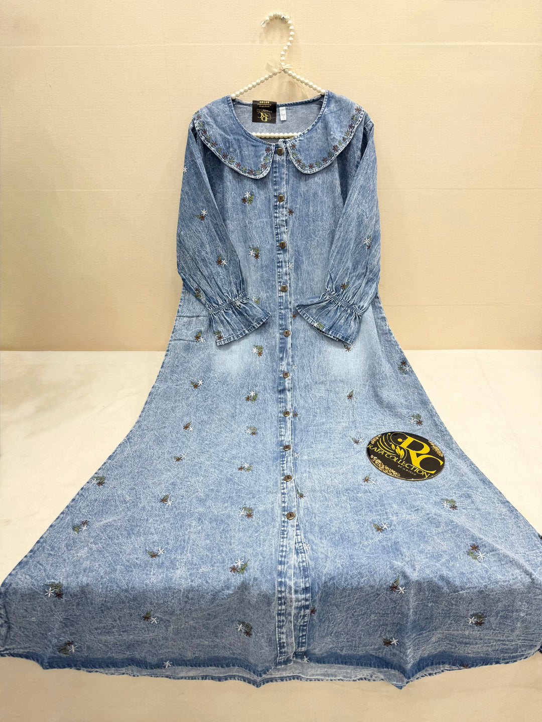 Denim long Gown 2779