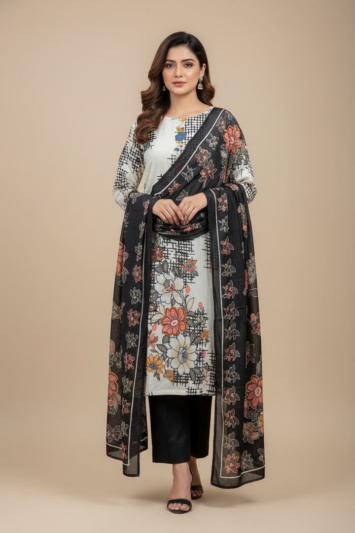 Cotton unstitched suits