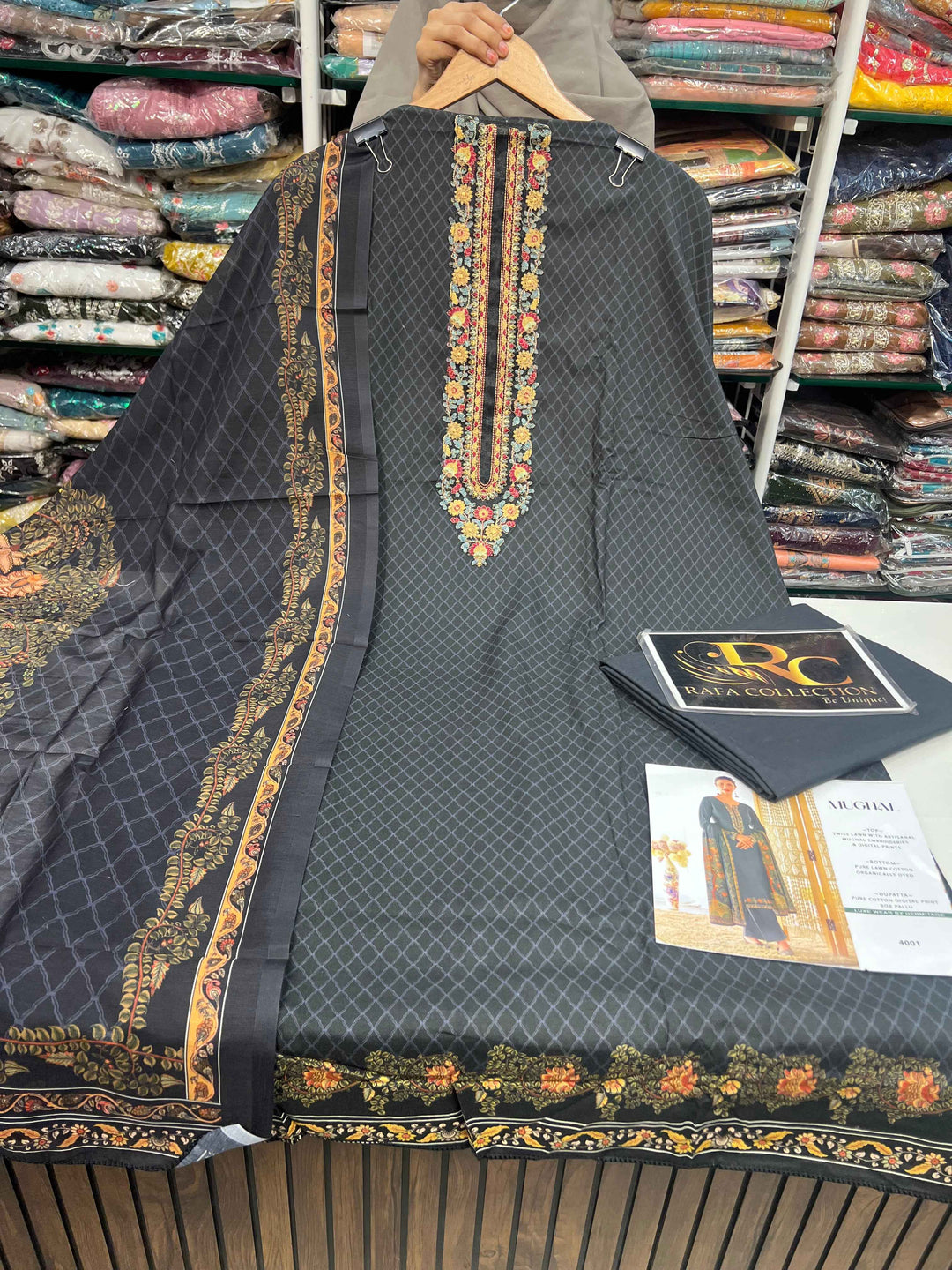 Cotton Unstitched Suit 1579