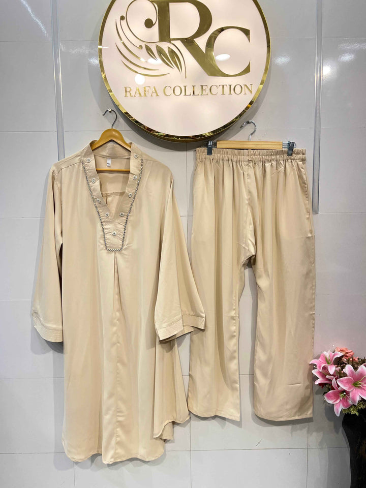 Imported satin co-ord set 2180