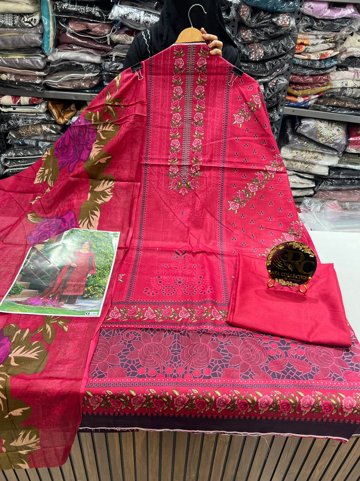 Cotton printed suits 3147