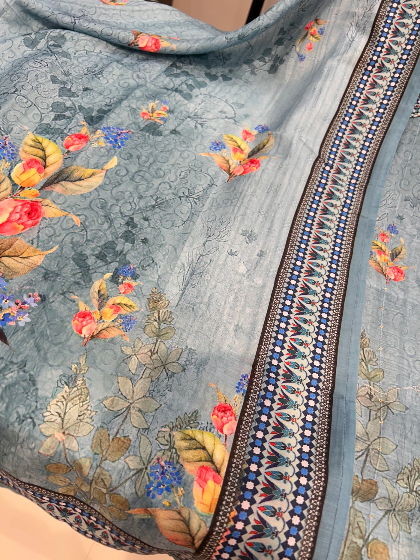 Pakistani print suit 460