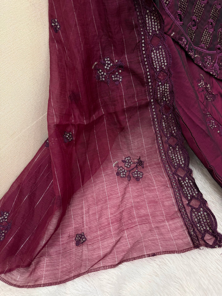 Premium cutwork long suit