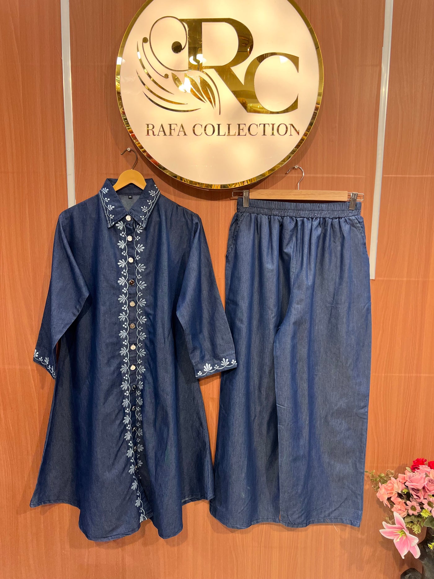 Denim Embroided Co-Ord Sets 2547