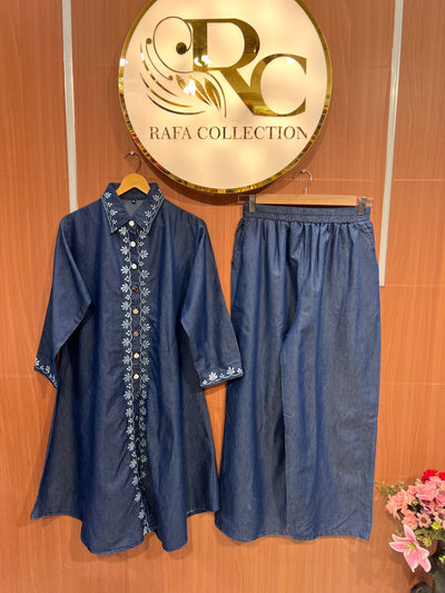 Denim Embroided Co-Ord Sets 2547