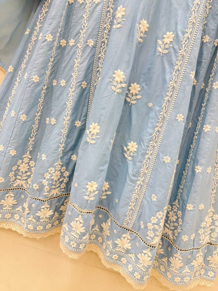 A-line Lucknawi suits