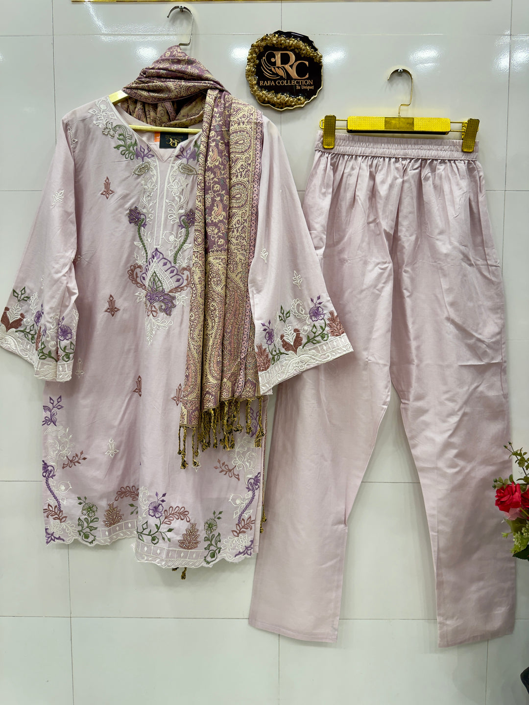 pashmina embroidered sets