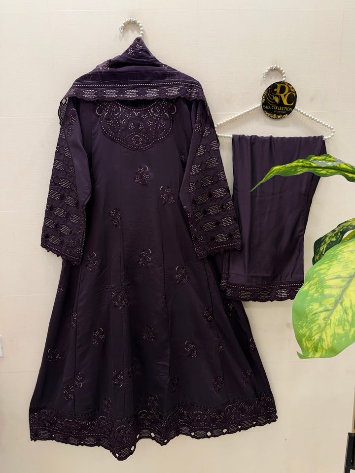 Premium cutwork long suit