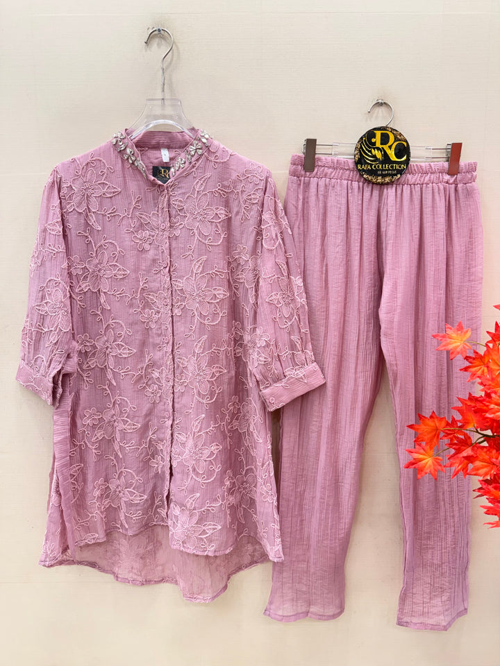 Imported crinkle Co-ord Sets