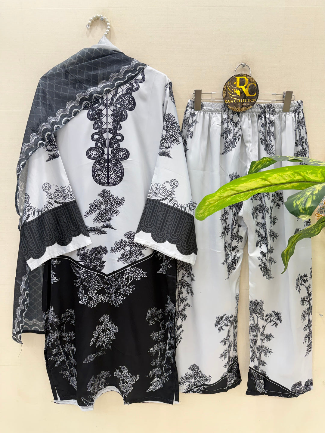 Satin Printed Suits