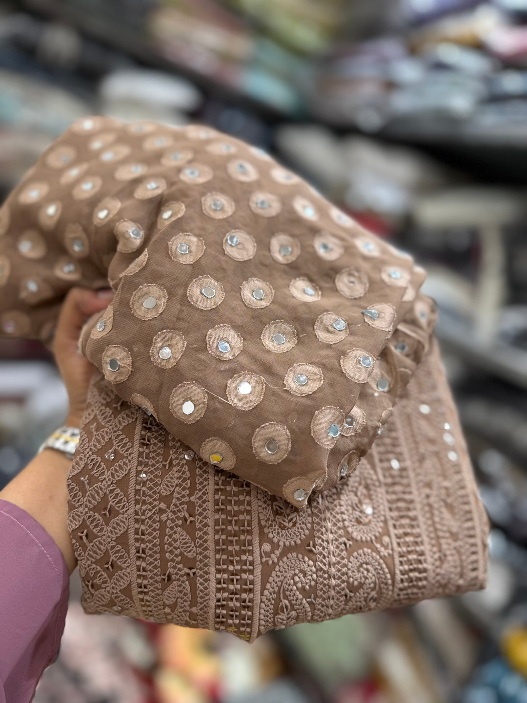 Georgette unstitched suits