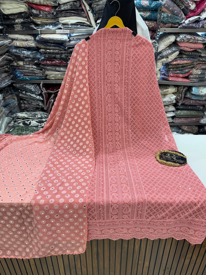 Georgette unstitched suits