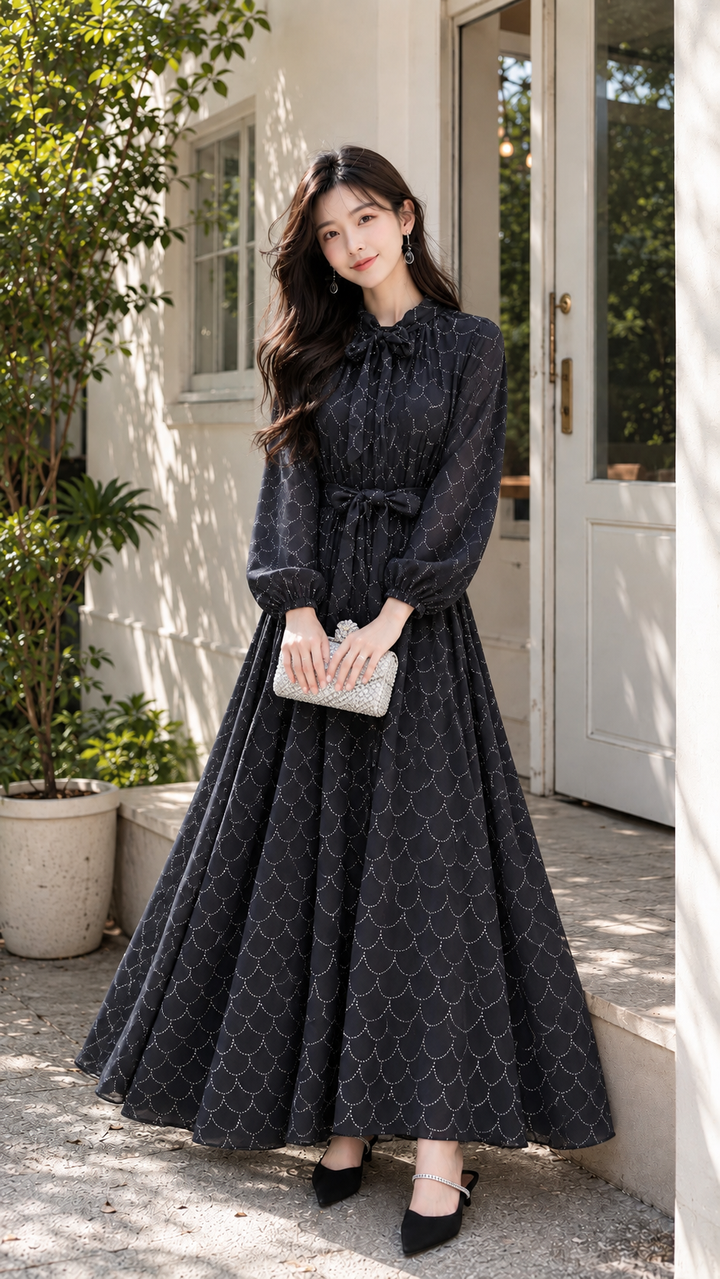 Korean Long Dresses