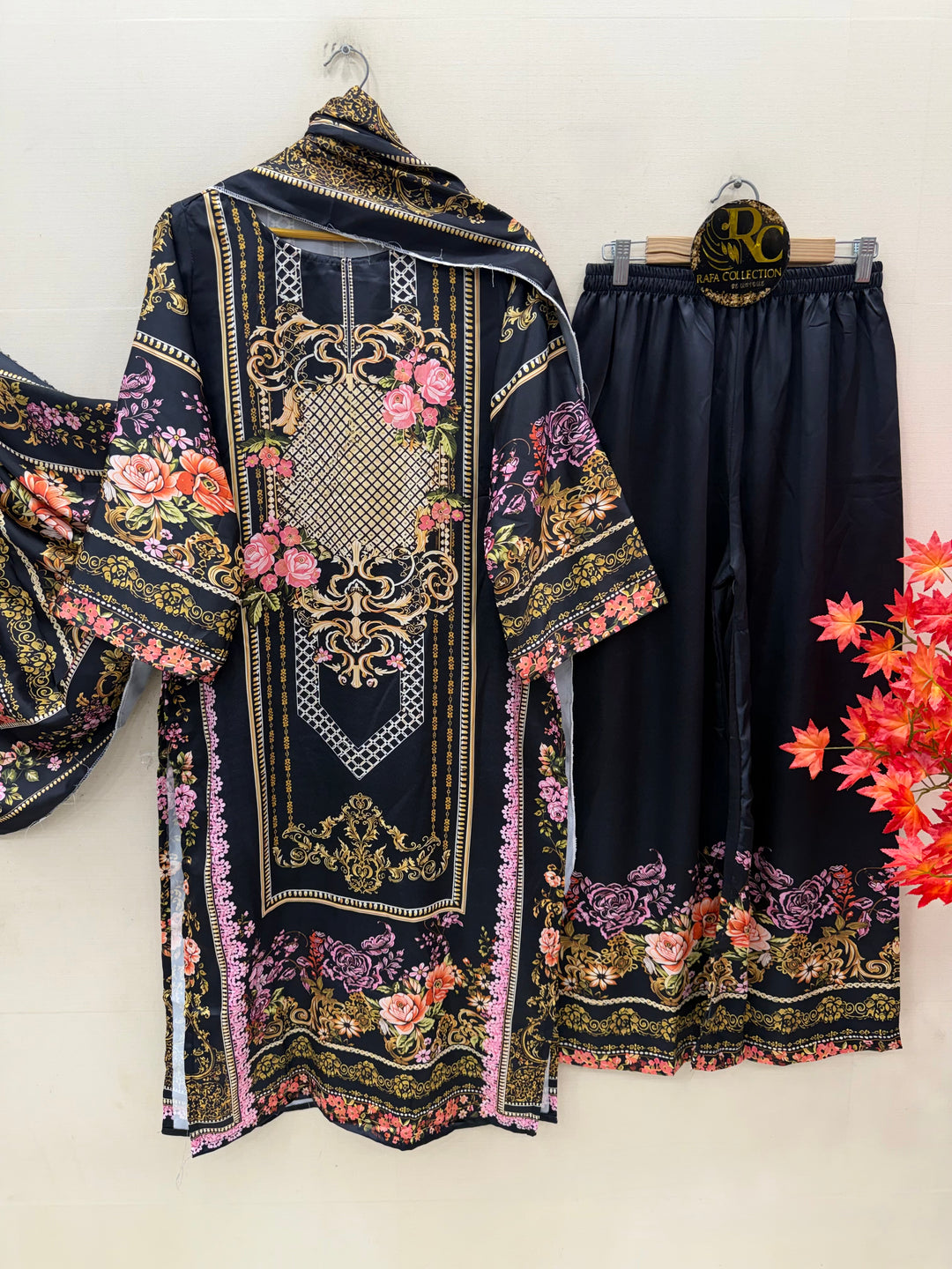 Satin Printed Suits