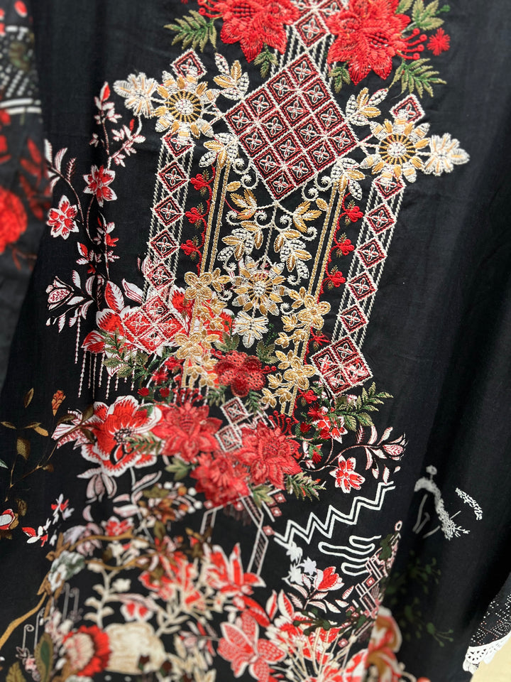 Cotton Embroidered Suits