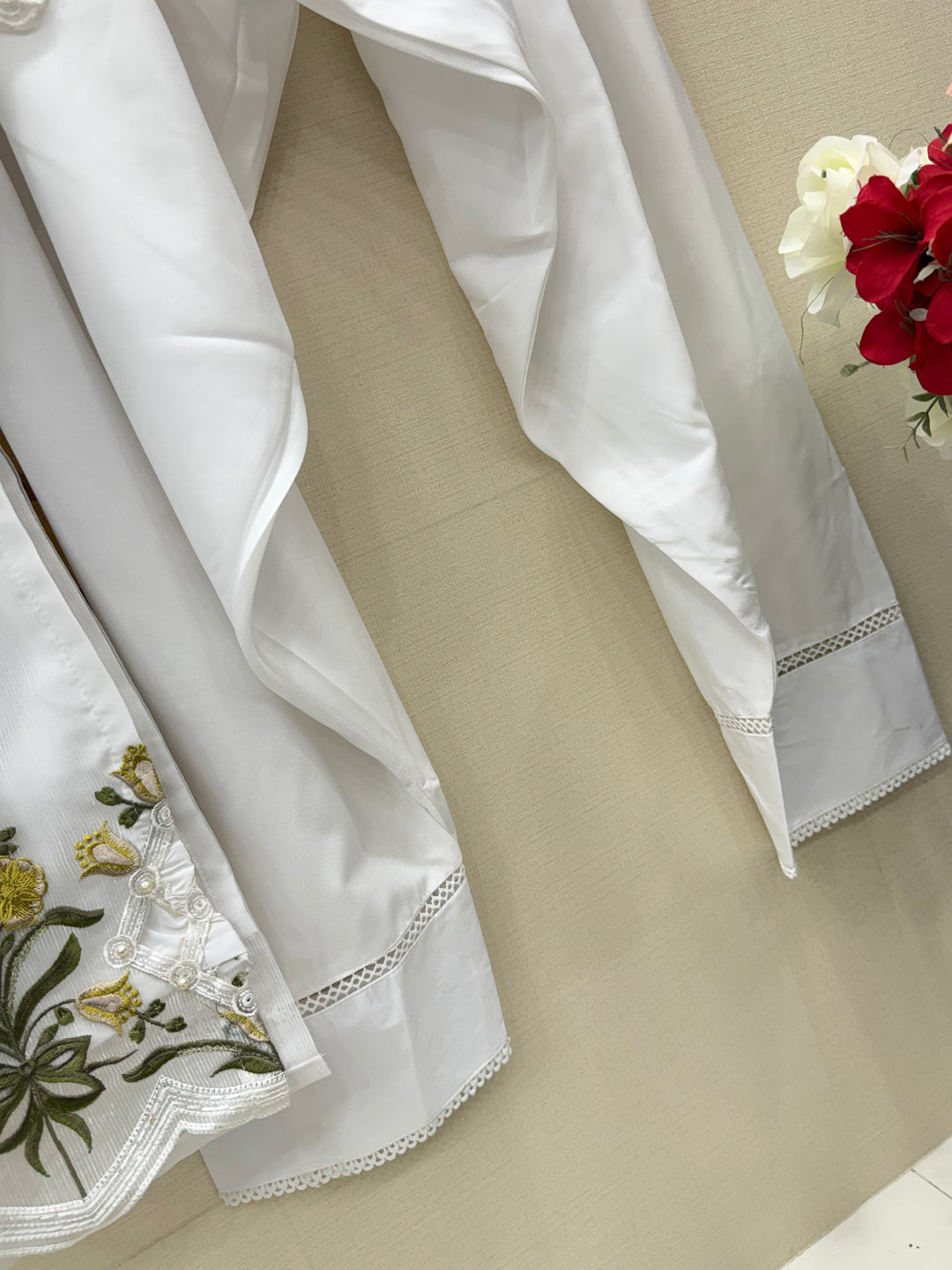 Embroidered Farshi Salwar suit