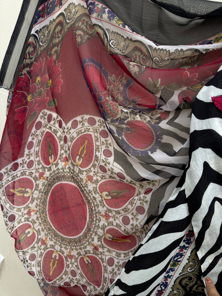 Cotton embroidered suits