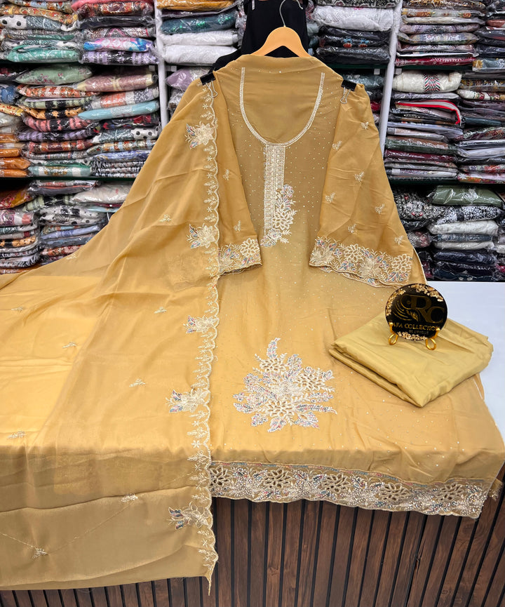 Georgette unstitched suit 2754