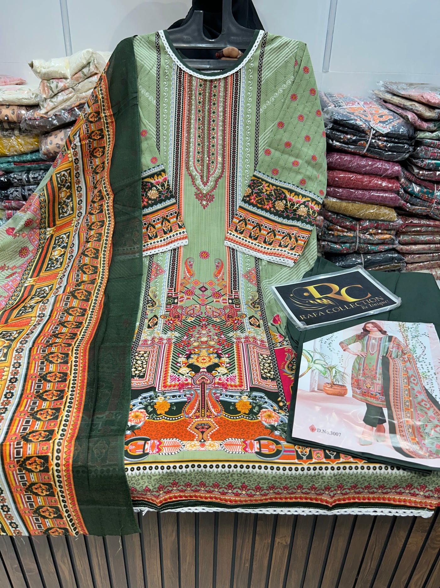 Pakistani printed Ready Made Suit 1358