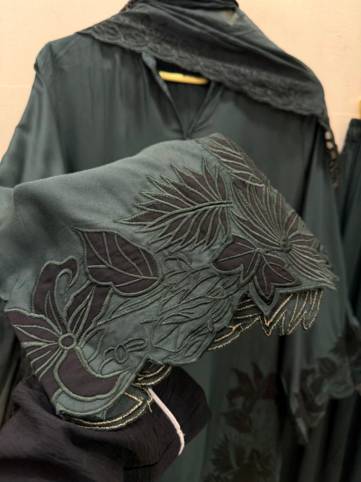 Cutwork embroidered pakistani suits
