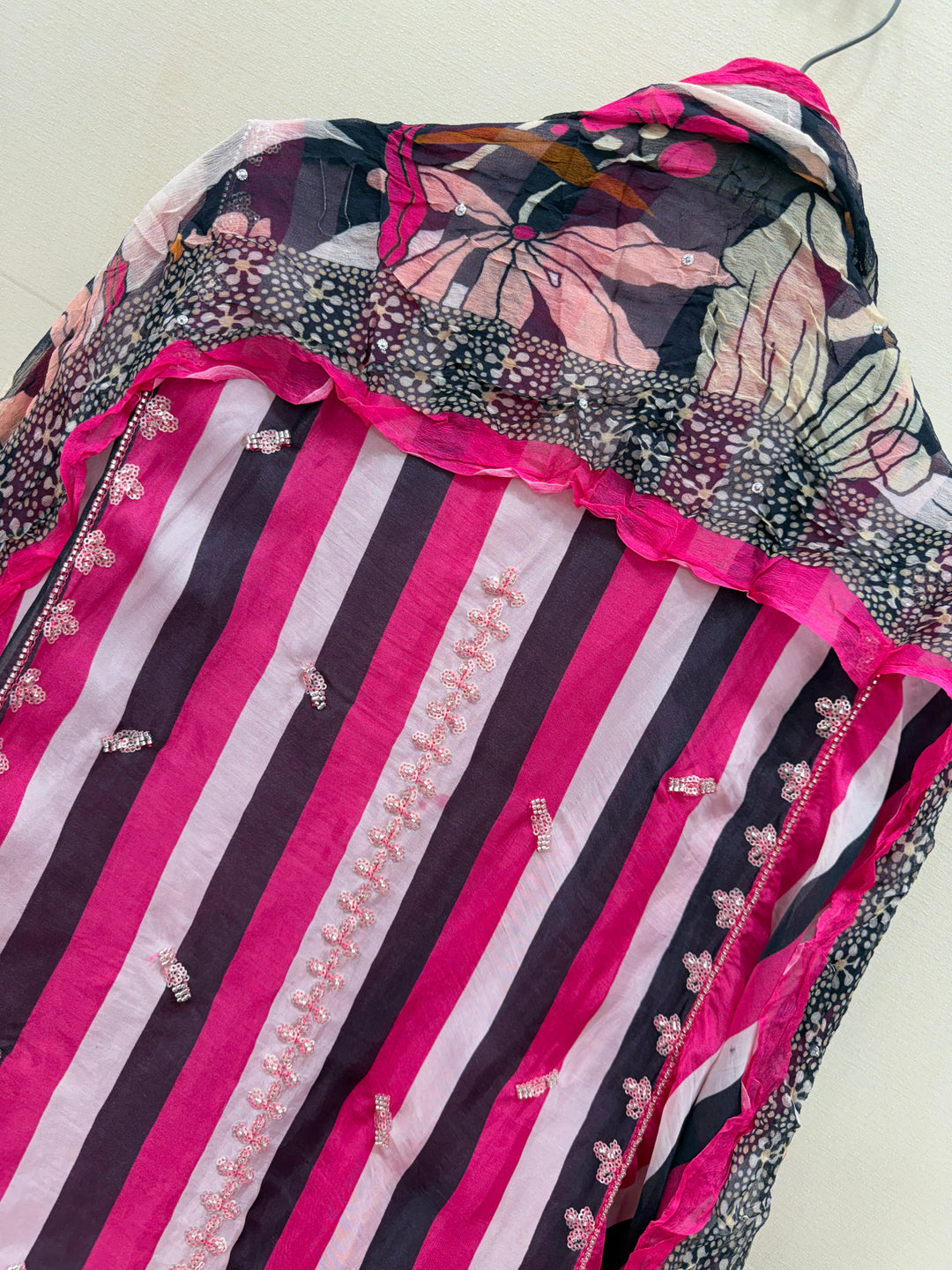 Organza Handwork suits
