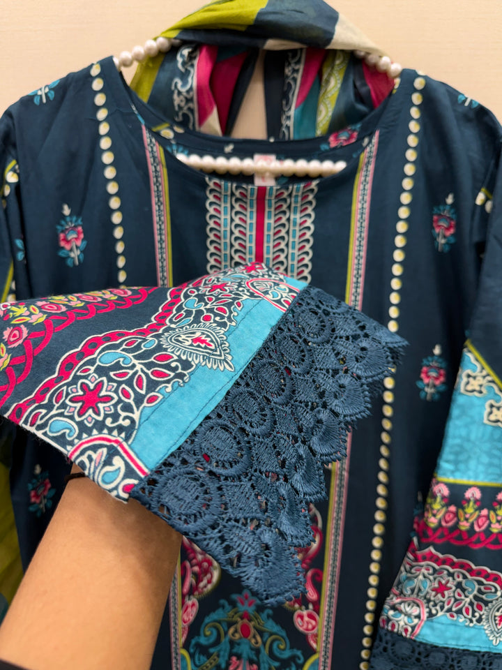 Cotton ready to wear suits 5018