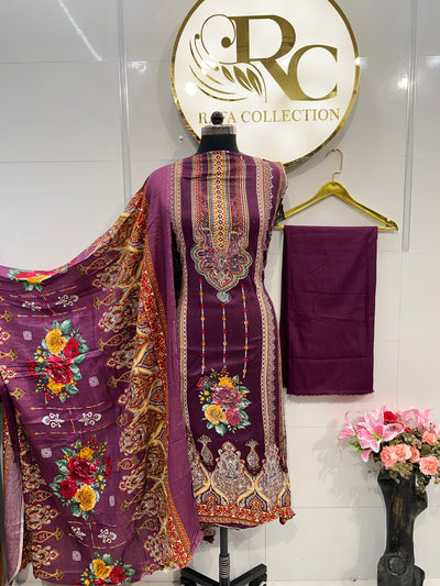Cotton unstitch suits 2264