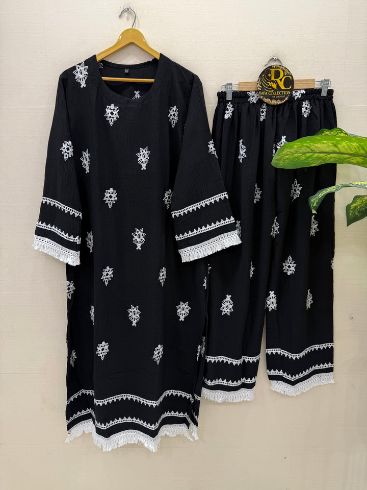 Imported Crinkle Suits