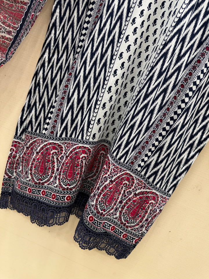 The hermitage cotton embroided suits