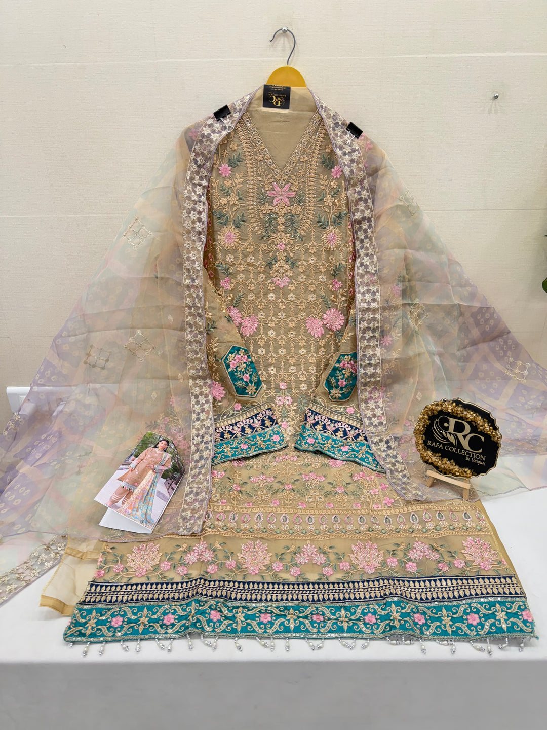 Organza Pakistani unstitch suits