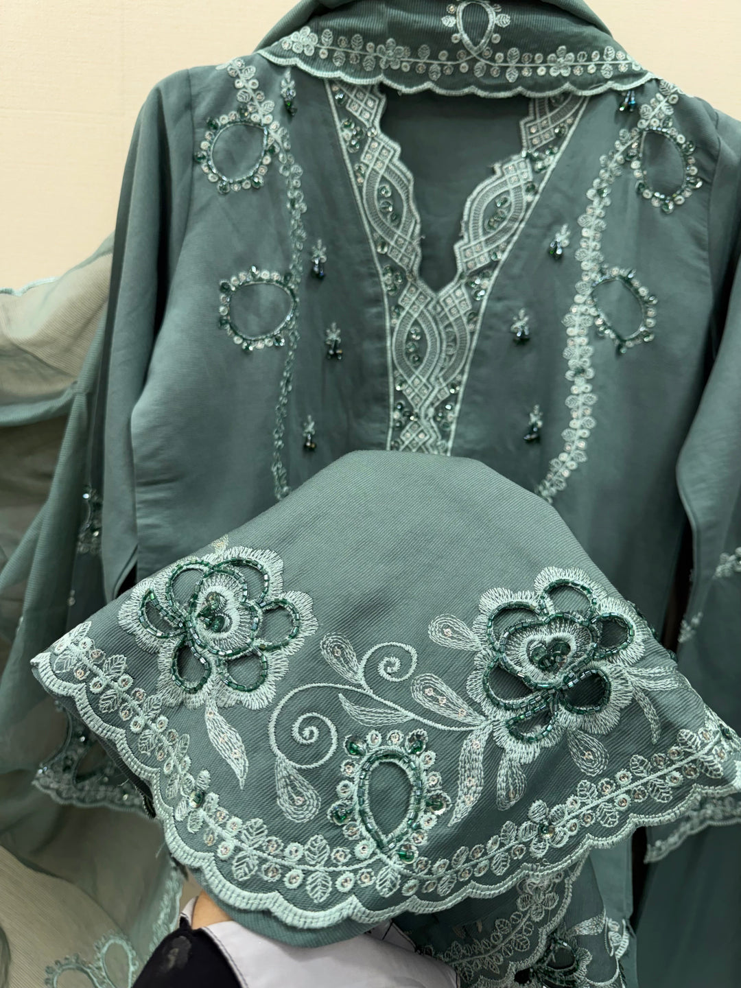Premium cutwork suit