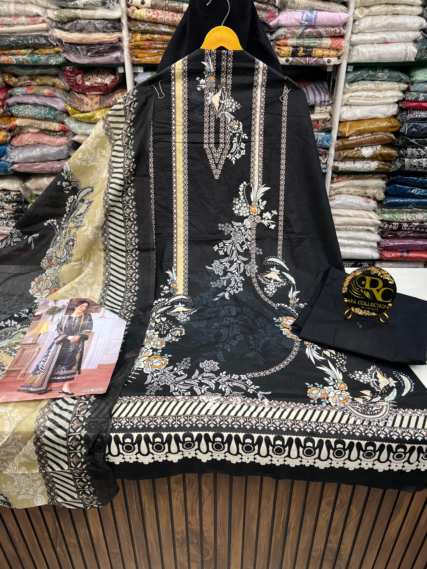 Cotton unstitched suits 2777