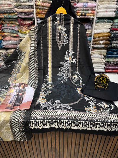 Cotton unstitched suits 2777