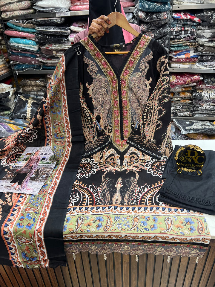 Pakistani patch work suits 2595