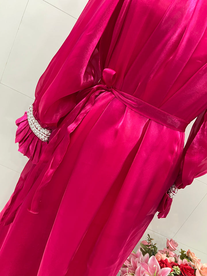 Shimmer organza gowns 124254