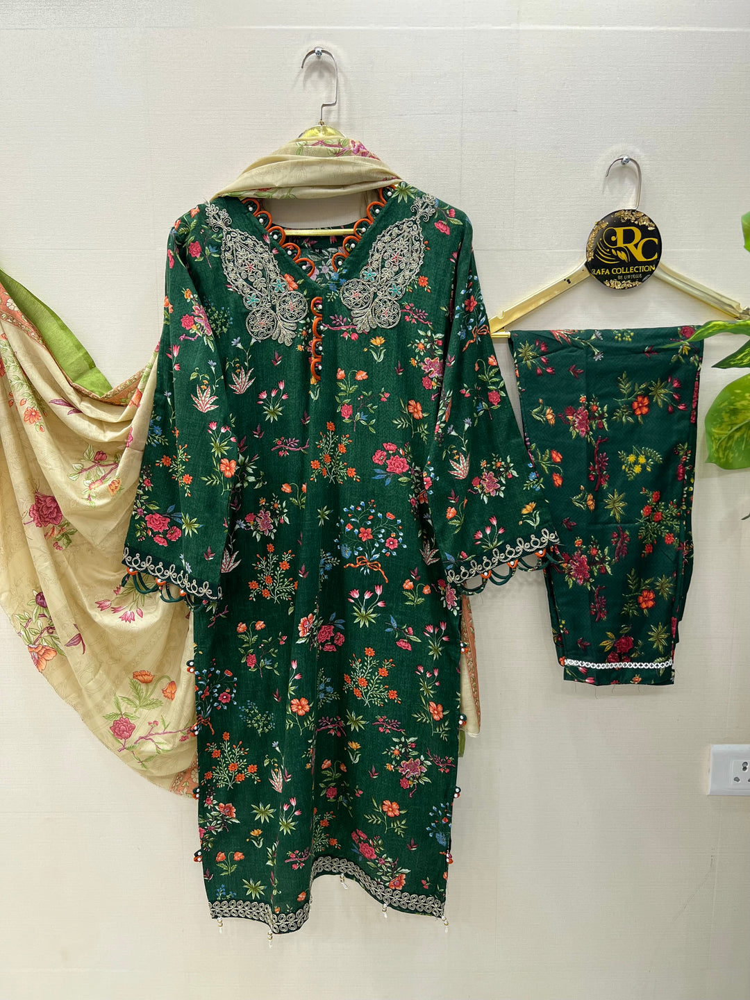 Cotton patch work suits for women 3006