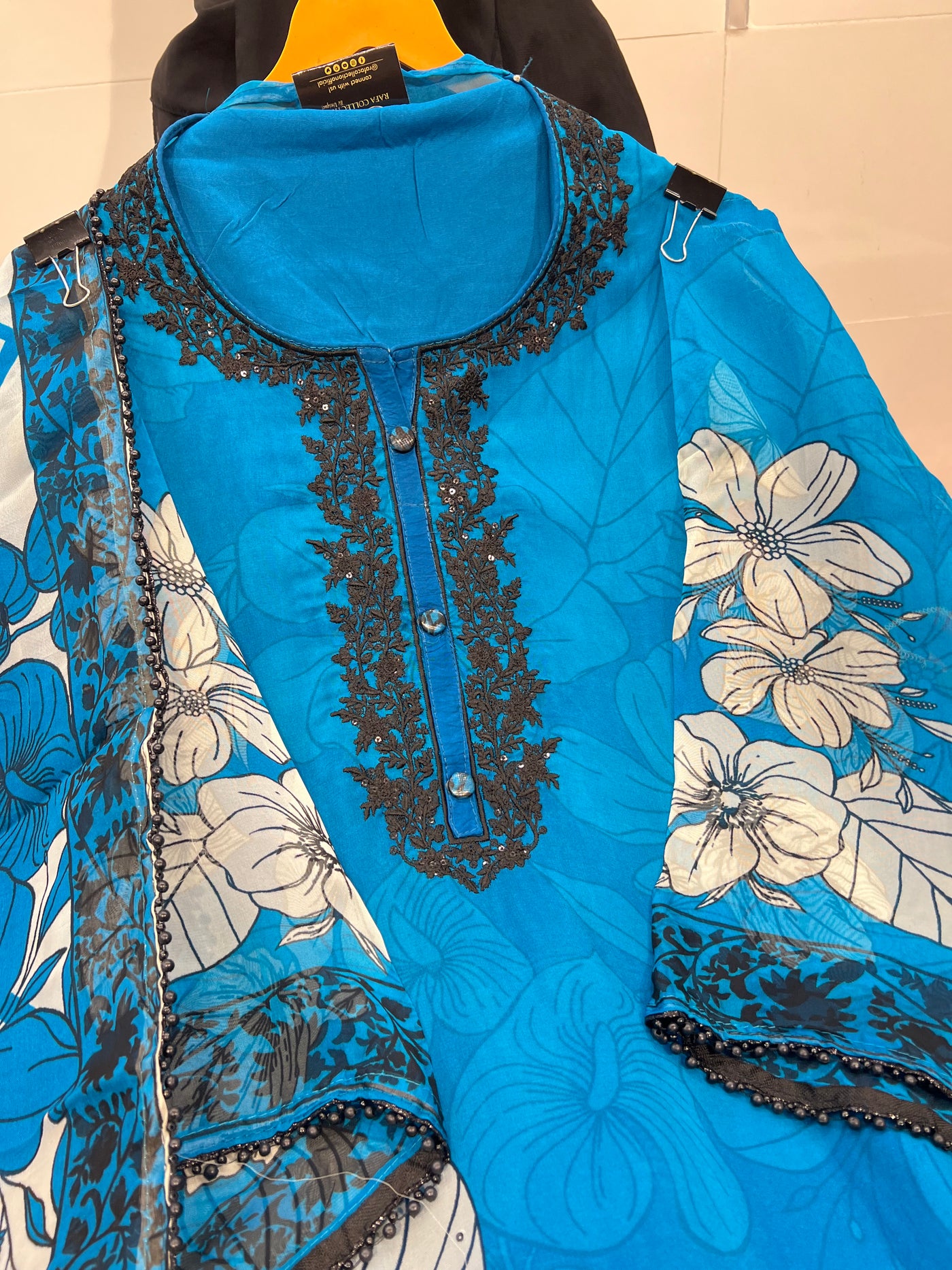 Organza handwork suits 1853