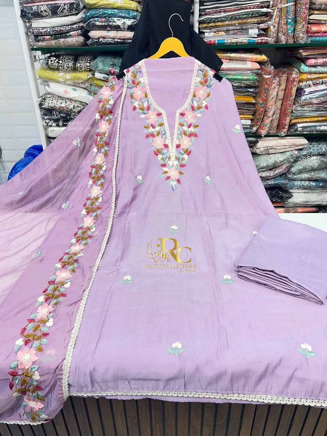 Kashmiri Embroidered Suit 1748