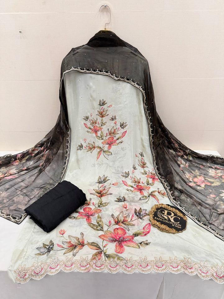 Organza Handwork Suit