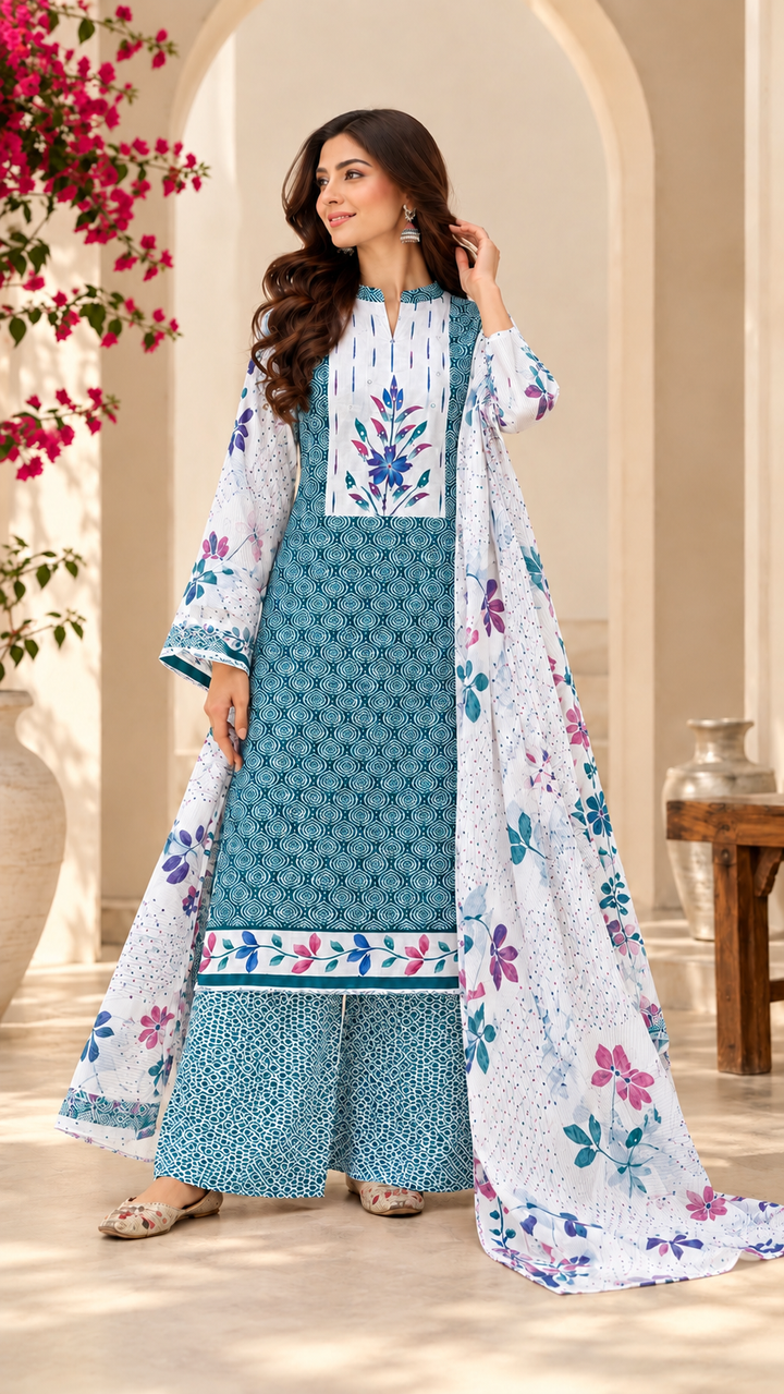 Cotton Unstitched Suits