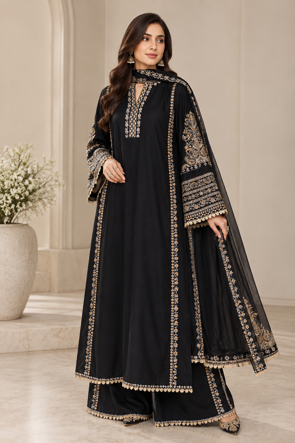 Black Special Pakistani Suits